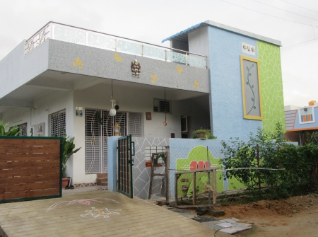  Tuda Approved 55 Anks Single Floor West Facing Resale New House for Sale Near Thanapalli, Tirupati